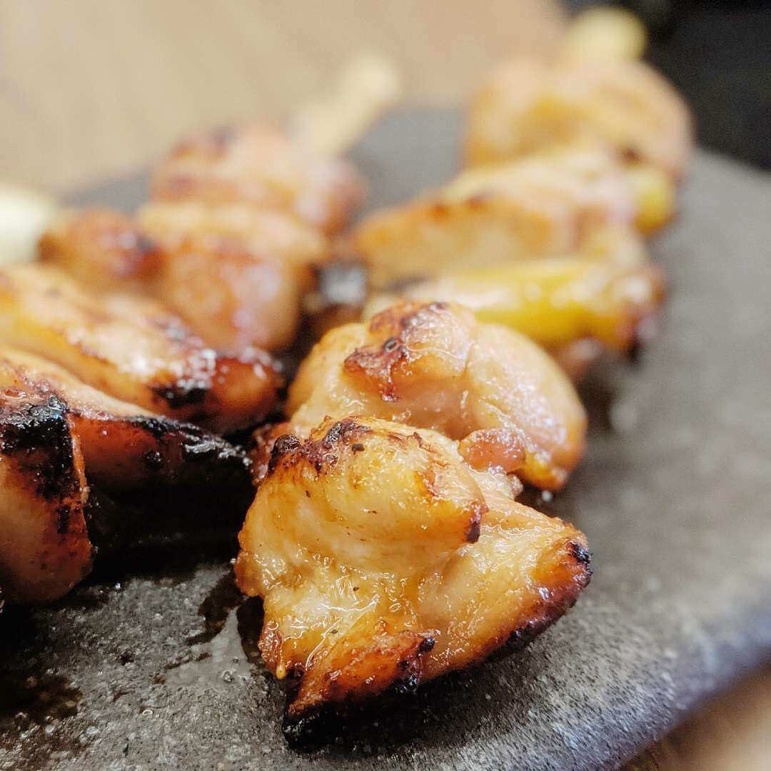 Chicken yakitori skewers